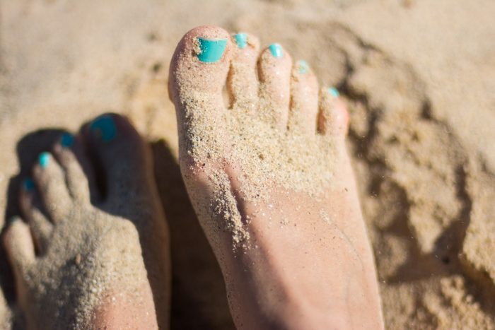 Shellac behandeling voor voeten, inclusief verwijderen